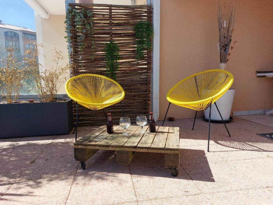 Cosy Appartement Les Pieds Dans Le Sable Le Barcarès Exterior foto